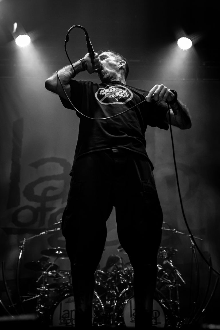 Lamb of God performing live at AEC Theatre in Adelaide